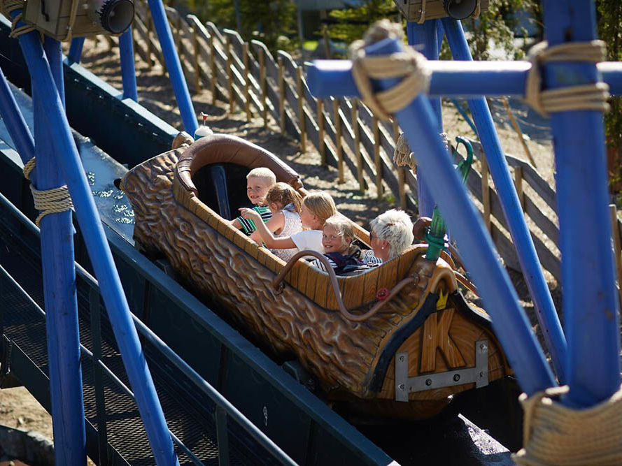 Interlink New Ride : Log flume Fossen at Kongeparken 10