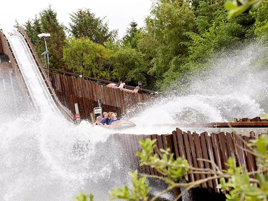 Interlink New Ride : Træstammerne Log Flume Farup Sommerland 9